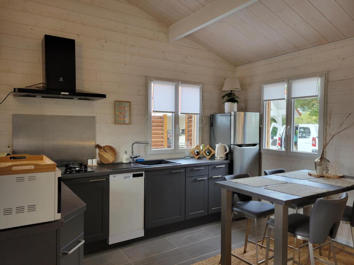 La Cabane De L'Estran Au Bord De Mer ลองตง ภายนอก รูปภาพ